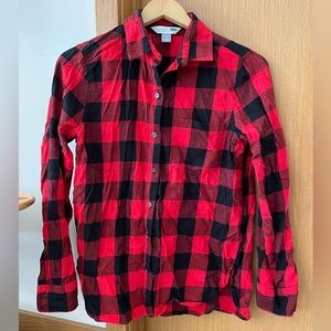 Old Navy Classic Shirt buffalo plaid button down